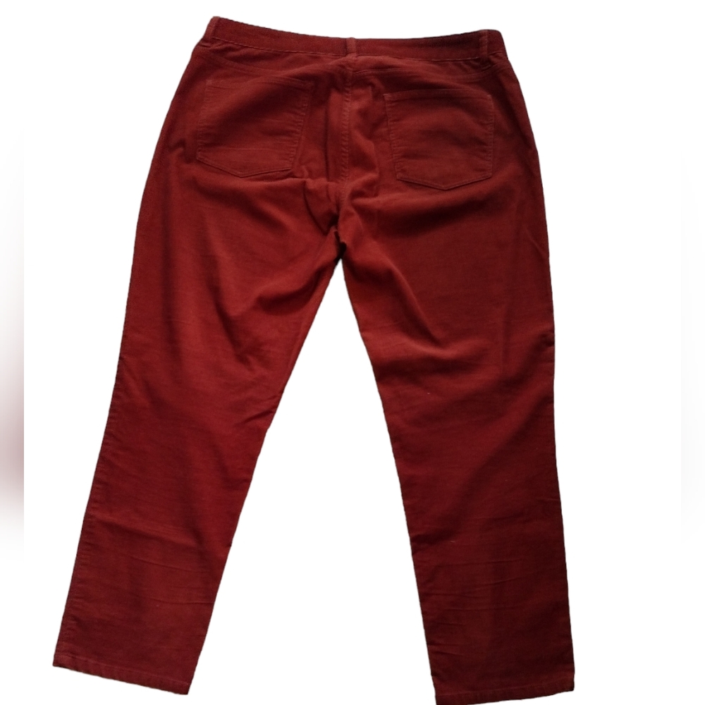 Talbots Signature Women's Corduroy Rust Color Pan… - image 3